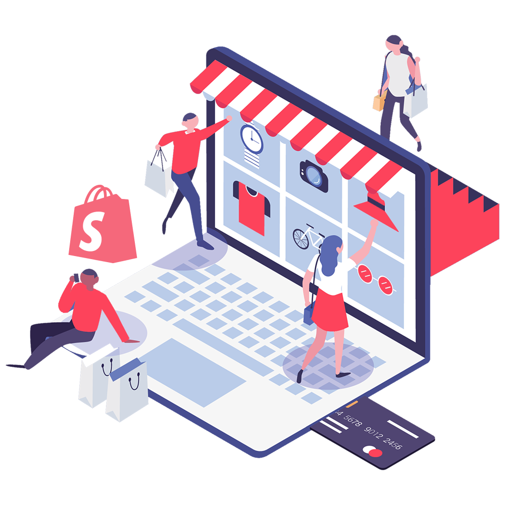 bring your stock online for customers all around the world, either using Shopify or custom website